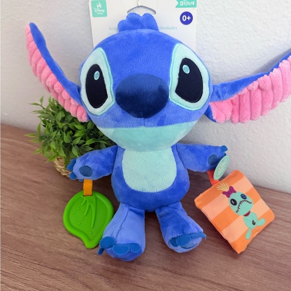 Disney Blue and Pink Stitch Plush Toy - Picture 2 of 2